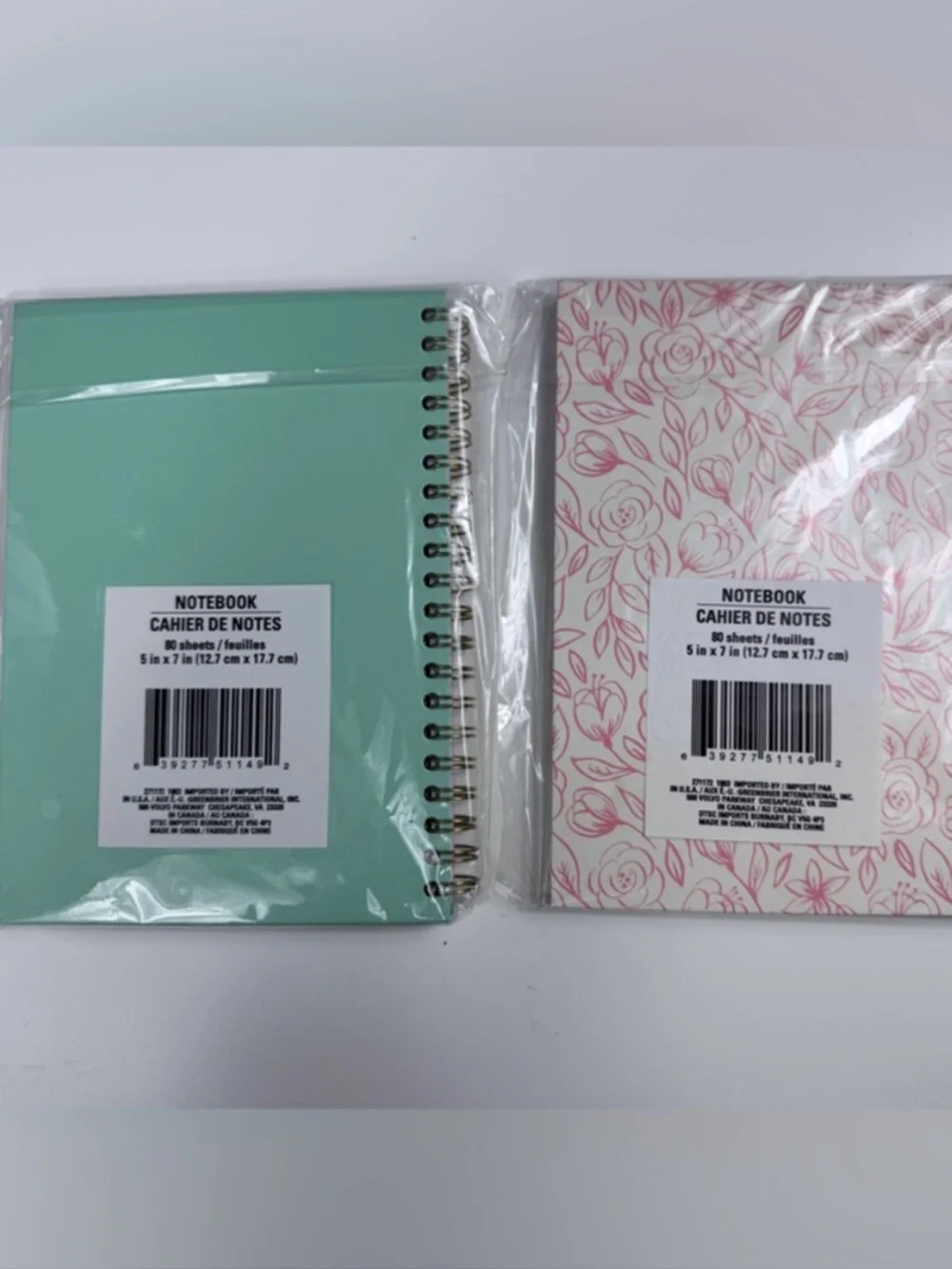 5 for $25 set of 2 Gypsy Spirit & Hello Gorgeous small spiral notebooks